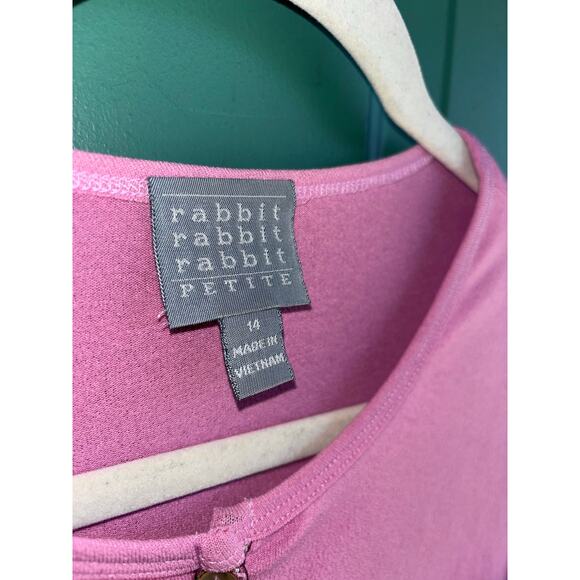 Rabbit Rabbit Rabbit 14 petite pink floral cardigan - Picture 6 of 9